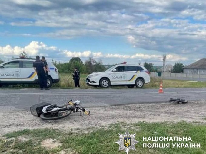 На Харківщині водій у стані сп’яніння збив двох велосипедистів